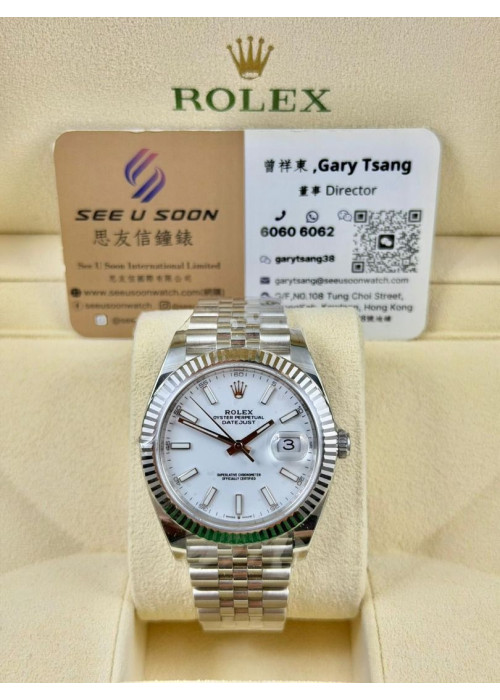 二手 ▶️ Rolex 勞力士 DATEJUST ◀️ 126334 2024年錶 (41mm)
